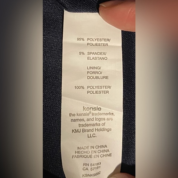 NWT Kensie Cold Shoulder Flutter Sleeve High-Low Dress - Picture 15 of 15